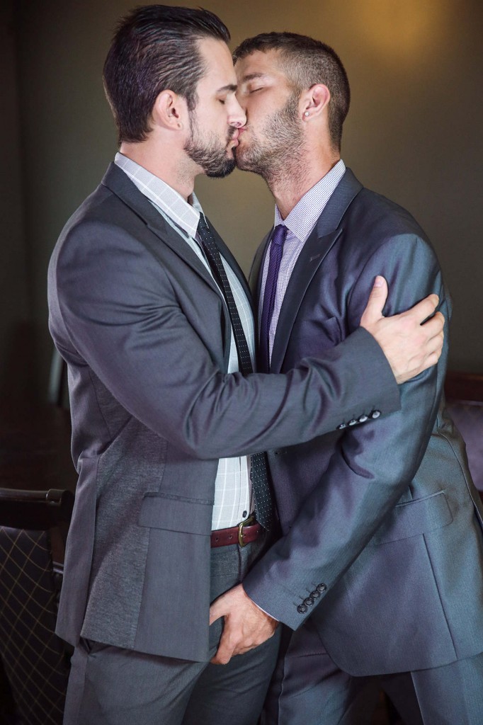 Gay men with men